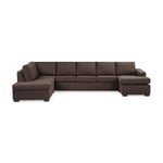 Scandinavian Choice U-soffa Crazy XL XXL Vänster Brun 506222