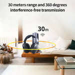 Wireless Headphones For TV Watching 100ft HiFi Stereo AUX 2.4GHz Wireles UK