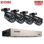 ZOSI Home Security Camera CCTV System Kit 8CH 1080P HDMI DVR 3000TVL Outdoor HD