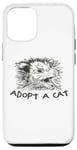 iPhone 15 Adopt A Street Cat Funny Opossum Team Trash Animal Humor Case