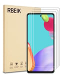 [3 Pack] RBEIK for Samsung Galaxy A52 5G Screen Protector, 9H Hardness Tempered Glass Anti-Fingerprints Scratch Resistance Bubble Free Screen Protector for Samsung Galaxy A52