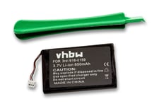 vhbw Li-Polymère batterie 850mAh (3.7V) pour lecteur MP3 baladeur MP3 Player comme Apple 616-0159