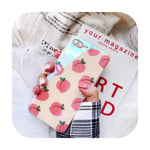 Surprise S Cases For Iphone Xr Xs Max X 6 6S 7 8 Plus Cute Fruit Peach Pineapple Watermelon Soft Imd Phone Back Cover Gift-E-For Iphone 6 6S