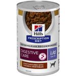 Hill's Prescription Diet Dog i/d Digestive Care Low Fat Chicken & Veg Stew Canned - Wet Dog Food 354 g x 12