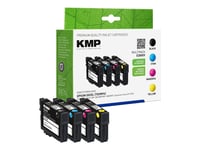 Kmp Multipack E196xv - 4-Pack - Lång Livslängd - Svart, Cyan, Magenta - Kompatibel - Bläckpatron (Alternativ För: Epson T502xl)