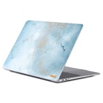 MacBook Pro 13" (2020-2022) ENKAY Hard Case Skal - Turkos Marmor