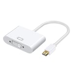 Mini DisplayPort to DVI, Jsdoin Gold-Plated Mini DP (Thunderbolt 2 Compatible) to DVI Adapter Compatible with MacBook Air/Pro, Microsoft Surface Pro/Dock, Monitor, Projector and More