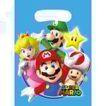 Partypåsar Party Bags Super Mario Bros 8-Pack Godispåsar Kalaspå