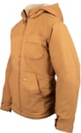 Dickies Adults Jacket Sherpa Lined Zip brown UK Size