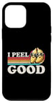 Coque pour iPhone 12 mini Jeu de mots à la banane « I Peel Good » Funny Banana