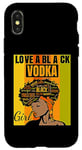 iPhone X/XS Black Independence Day - Love a Black Vodka Girl Case