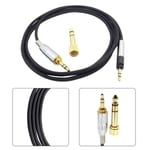 Câble Casque avec 6.35MM Adaptateur pour Audio-Technica ATH-M50X M40X M70X - 1.2m Fil Audio Rallonge