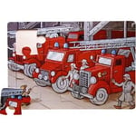 Hjelm Pussel - Örnis brandbilar (15 bitar)
