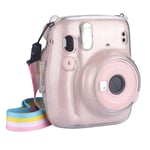 Anter Protective Case for Fujifilm Instax Mini 11 Instant Film Camera with Removable Strap (CASE ONLY, Transparent A)