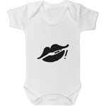 Azeeda 0-3 Month 'Kissing Lips' Baby Grow / Bodysuit (GR00051700)