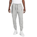 Nike FB8002-063 Tech Fleece Pants Men's DK Grey Heather/Black Size S-T