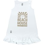 Beach House nattkjole frill logo - S
