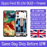 Oppo Find X5 Lite CPH2371 OLED LCD Screen Display Digitizer Replacement + Frame