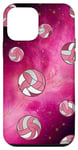 Coque pour iPhone 12 mini Volleyballballon-rose esthétique femmes filles