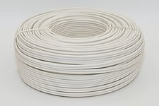 Lazsa 6093R100 Câble parallèle LP-8 2X0.75 PVC Blanc 100 MTS