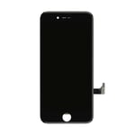 iPhone 8 Plus Skärm med LCD-display - Svart (Livstidsgaranti)
