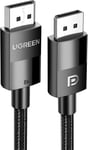UGREEN DP Cable Braided 8K@60H VESA Certified Displayport 1.4 DP to DP Male Cabl
