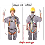 MAHFEI Safety Harness Fall Protection, Full Body Climbing Harness Safety Harness Kits 5 Points Adjustable With Buffer Package For Outdoor Construction Aerial Work