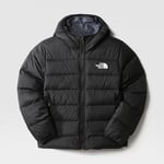 The North Face Girls' Reversible Down Hooded Jacket TNF Black (7WOY JK3)