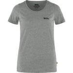 Fjällräven Womens Fjällräven Logo T-shirt (Grå (GREY-MELANGE/020-999) X-small)