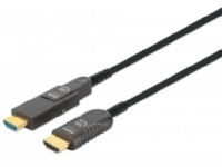 Manhattan 355537, 50 m, HDMI Type A (Standard), HDMI Type D (Mikro), 18 Gbit/s, Audio Return Channel (ARC), Sort