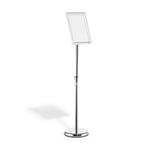 Affischram A4 | Durable | aluminium | höj- och sänkbart stativ