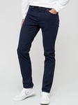 Levi's 511 Slim Fit 5 Pocket Trousers - Navy, Navy, Size 32, Inside Leg Long, Men