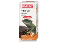Beaphar Turtle Vit, Sköldpadda, Droppar, Allmän hälsa, Vitamin A, Vitamin B1, Vitamin B12, Vitamin B2, Vitamin B3, Vitamin B5, Vitamin B6, Vitamin C,..., 20 ml, 0,46%