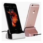 Station D'accueil De Chargement Pour Iphone 5s Apple Lightning Support Chargeur Bureau - Rose