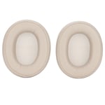 (Gold)Earpads For Headphones Comfortable Memory Foam Protein Leather Noise