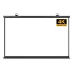 Projector Screen, Avoid Punch Home HD Projection Cloth, Pull-Down Projector Screen -4:3/16:9Aspect Ratio – Home Cinema/Theatre - For Wall Or Ceiling Mounting