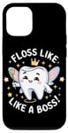 Coque pour iPhone 15 Floss Like a Boss Fun Tooth Fairy
