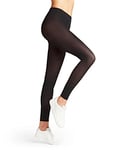 FALKE Women's Pure Matt 50 DEN W LE Semi-Opaque Plain 1 Pair Leggings, Black (Black 3009) new - eco-friendly, S