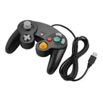 XCSOURCE Filaire USB Manette de Jeu PC Ordinateur Joystick Noir pour Nintendo GameCube NGC Jeu Vidéo AC1079