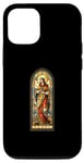 iPhone 14 Saint Philomena Stained Glass Church Window Case