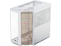 Apnx Apnx V1 Pc-Fodral, Midi Tower, Atx, Härdat Glas - Trä, Vit