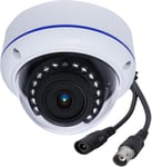 MONDODIGITALE-Caméra Dôme D'Intérieur Exterieur Sécurité 3000Tvl 1080P Ahd Tvi Cvi Analogique, Objectif Grand Angle De 180 Degré, Boîtier En Métal Solide Et Transmission Coaxiale De Sortie Bnc