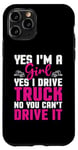 iPhone 11 Pro Yes I Drive Truck American Commercial Truck Driver Case