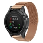 Garmin Fenix 7S Milanese Klockarmband - Roséguld