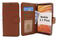 New Standcase Wallet Nokia 3.1 Plus (Brun)
