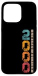 2000 25 ème Anniversaire Cadeau 25 ans Garçon Fille Retro Coque pour iPhone 15 Pro Max