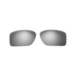 Walleva Titanium ISARC Polarized Replacement Lenses For Oakley Double Edge