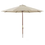 Hillerstorp - Träparasoll 330 cm Beige