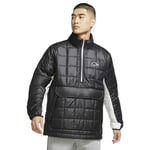 MENS NIKE SYNTHETIC FILL ANORAK JACKET SIZE M (CU4418 070) BLACK / SAIL