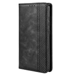 TANYO Leather Folio Case for OPPO A54 5G / A74 5G, Premium PU/TPU Wallet Cover with Card and Cash Slots, Flip Magnetic Closure Shell - Black